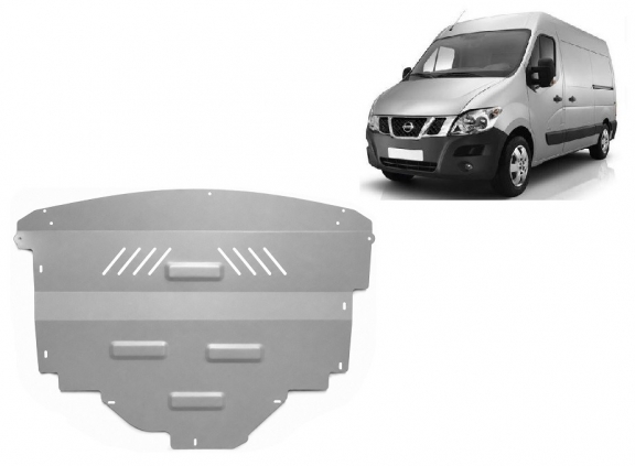 Piastra paramotore di Alluminio Nissan Interstar