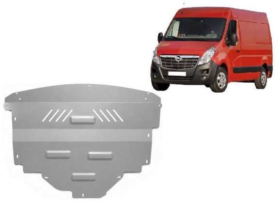 Piastra paramotore di Alluminio Opel Movano