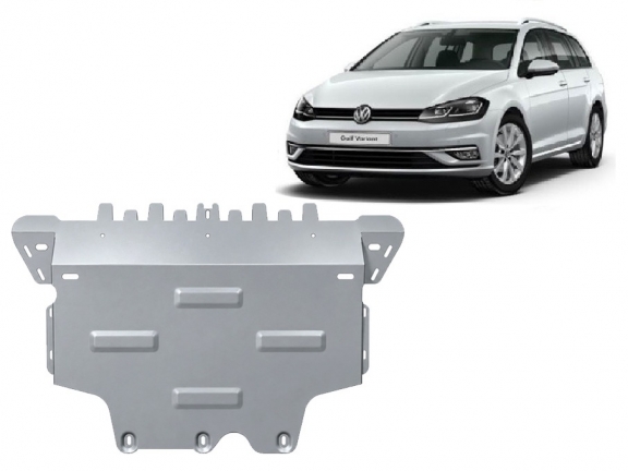 Piastra paramotore di alluminio VW Golf 7
