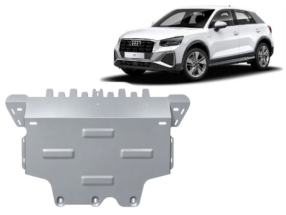 Piastra paramotore di alluminio Audi Q2