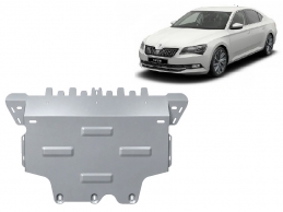 Piastra paramotore di alluminio Skoda Superb III