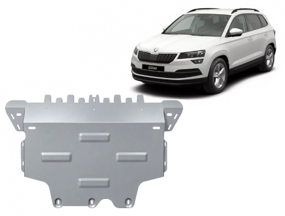 Piastra paramotore di alluminio Skoda Karoq