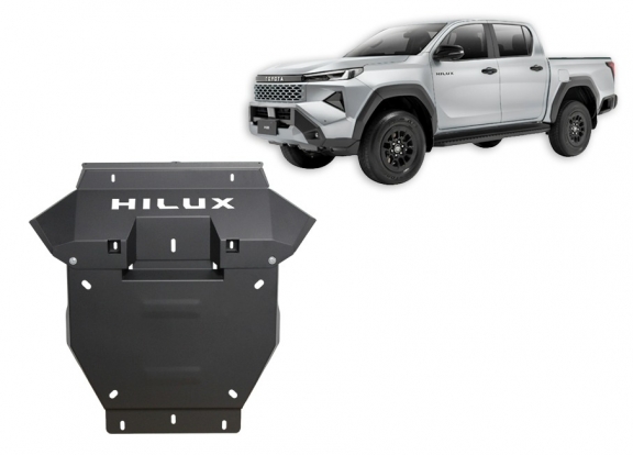 Piastra paramotore di acciaio Toyota Hilux