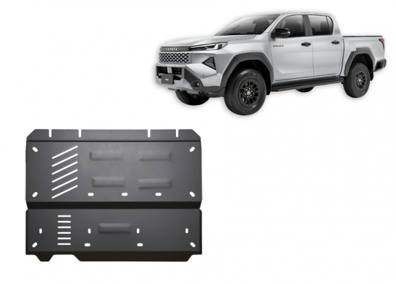 Protezione di acciaio per il differenziale Toyota Hilux