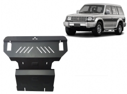 Piastra paramotore di acciaio Mitsubishi Pajero 2 