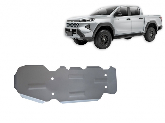 Protezione di alluminio per il serbatoio Toyota Hilux Revo