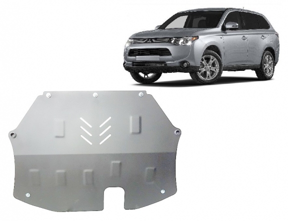 Piastra paramotore di alluminio Mitsubishi Outlander