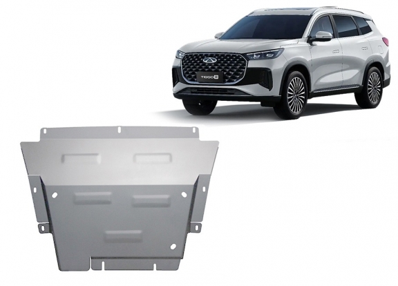 Piastra paramotore di alluminio Chery Tiggo 8