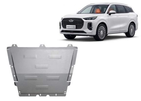 Piastra paramotore di alluminio Chery Tiggo 9
