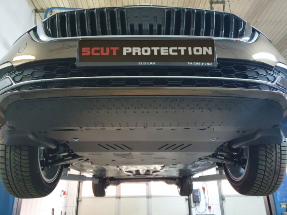 Piastra paramotore di acciaio Skoda Octavia 4