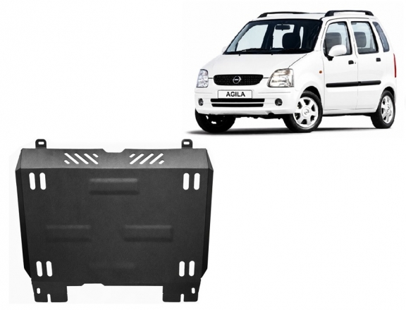 Piastra paramotore di acciaio Opel Agila (H00)