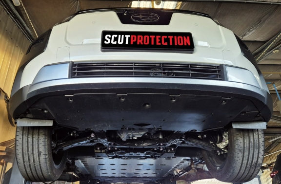 Piastra paramotore di acciaio Subaru E-Outback