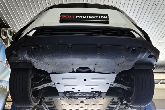 Piastra paramotore di alluminio Toyota BZ4X
