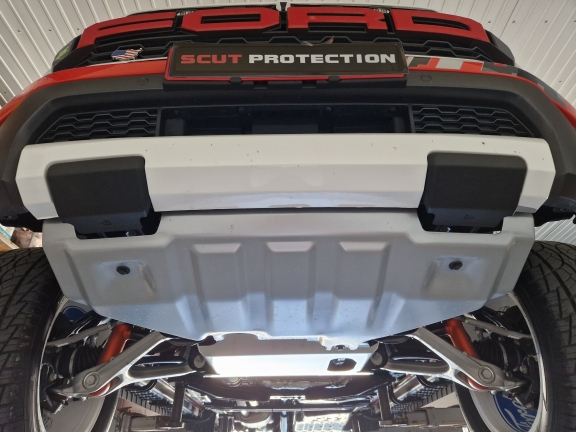 Piastra paramotore di alluminio Ford Ranger
