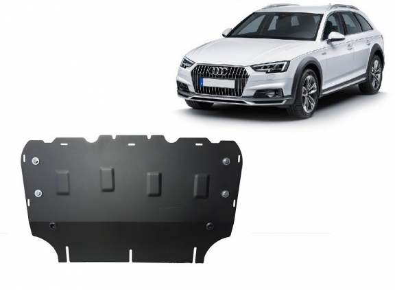 Piastra paramotore di acciaio Audi All Road A6