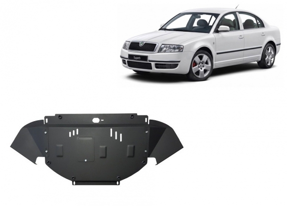 Piastra paramotore di acciaio Skoda Superb - 1,8  1,9 2,0 TDI