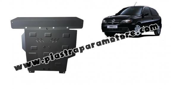 Piastra paramotore di acciaio Nissan Almera Tino