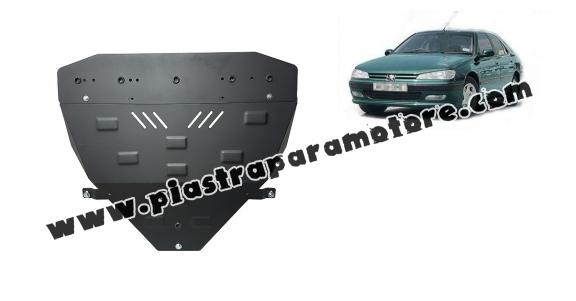 Piastra paramotore di acciaio Peugeot 406