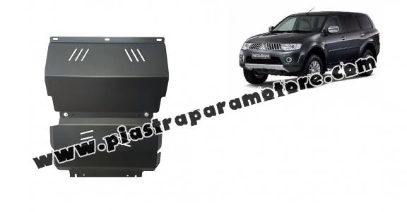 Piastra paramotore di acciaio Mitsubishi Pajero Sport 2