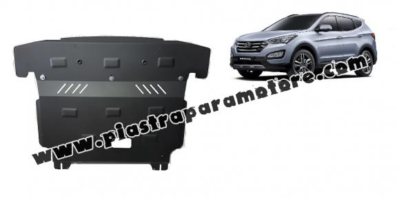 Piastra paramotore di acciaio Hyundai Santa Fe