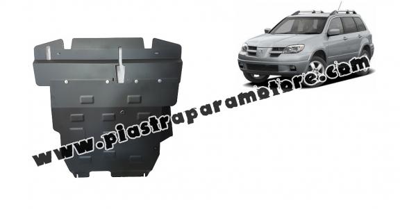 Piastra paramotore di acciaio Mitsubishi Outlander