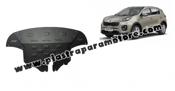 Piastra paramotore di acciaio Kia Sportage