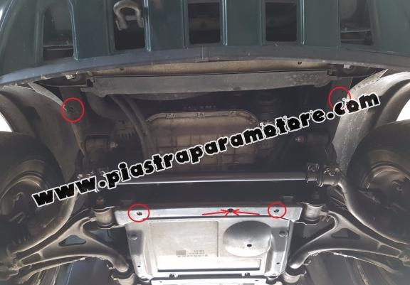 Piastra paramotore di acciaio Mercedes ML W163