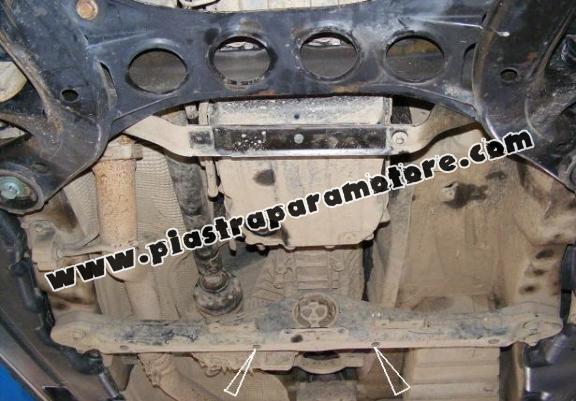 Protezione di acciaio per il cambio manuale e automatico VW Touareg 7L