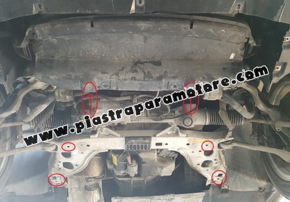 Piastra paramotore di acciaio BMW Seria 1 E81;E87;E82