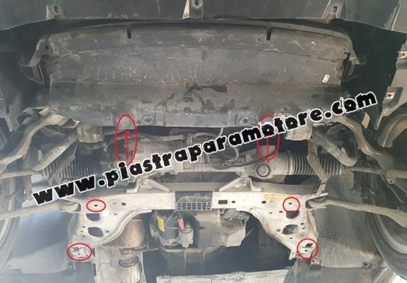 Piastra paramotore di acciaio BMW Seria 1 E81;E87