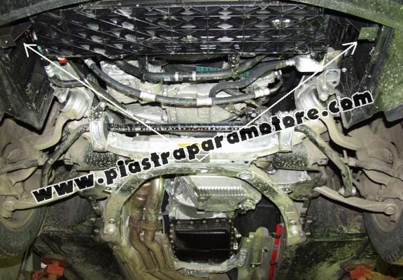 Piastra paramotore di acciaio BMW Seria 5 E60/E61 paraurti anteriore di serie