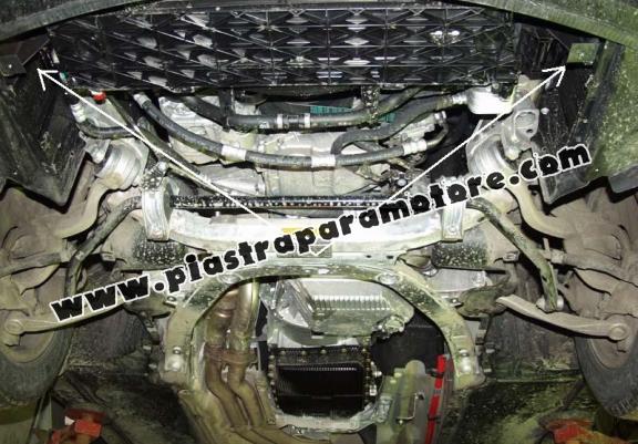 Piastra paramotore di acciaio BMW Seria 5 E60/E61 paraurti anteriore di serie