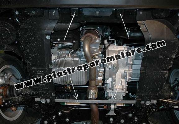 Piastra paramotore di acciaio Lancia Delta 3