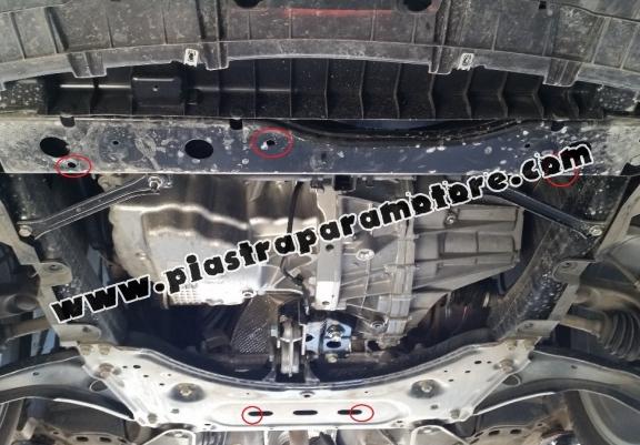 Piastra paramotore di acciaio Nissan Qashqai J11