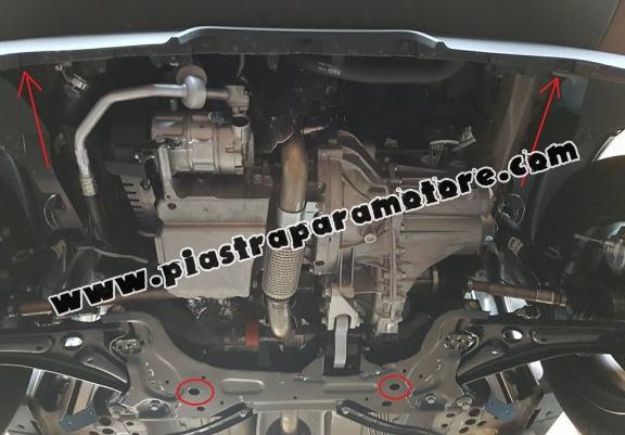 Piastra paramotore di acciaio Ford EcoSport