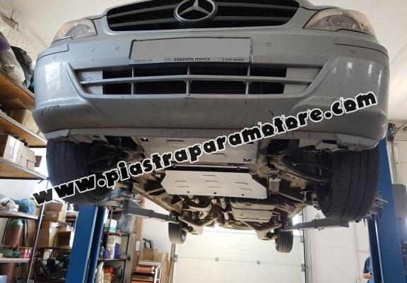 Protezione di acciaio per il cambio Mercedes Vito W639 - 2.2 D 4x2