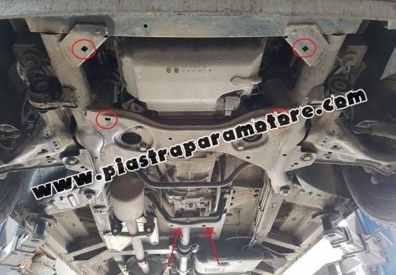 Piastra paramotore di acciaio Mercedes Vito W639 - 2.2 D 4x2