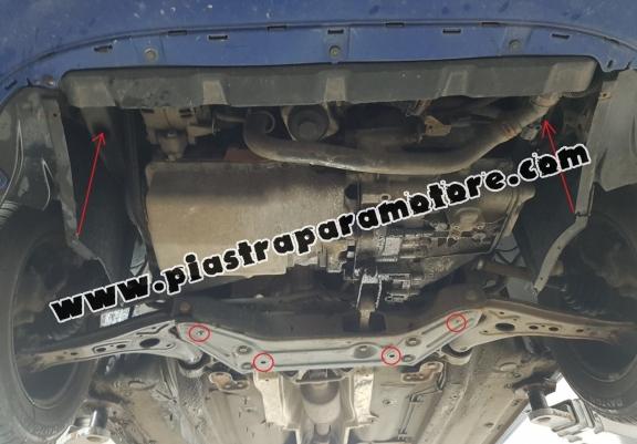 Piastra paramotore di acciaio Skoda Fabia 2 Diesel