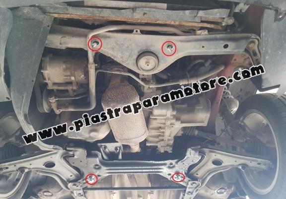 Piastra paramotore di acciaio Volkswagen Polo - 6N, 6N1, 6K, Classic, Variant