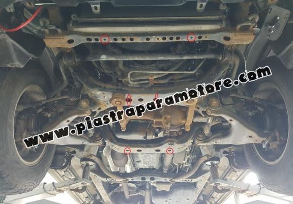 Piastra paramotore di acciaio Toyota Land Cruiser J120