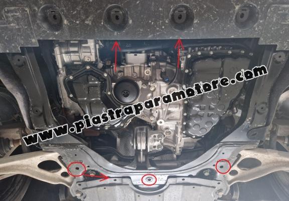 Piastra paramotore di acciaio Nissan Qashqai J12