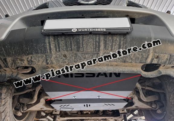 Piastra paramotore di acciaio Nissan Navara