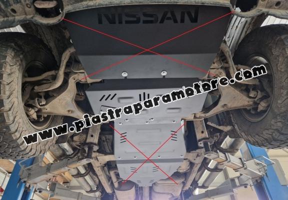 Piastra paramotore di acciaio Nissan Navara