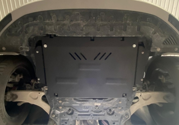 Piastra paramotore di acciaio Fiat 600