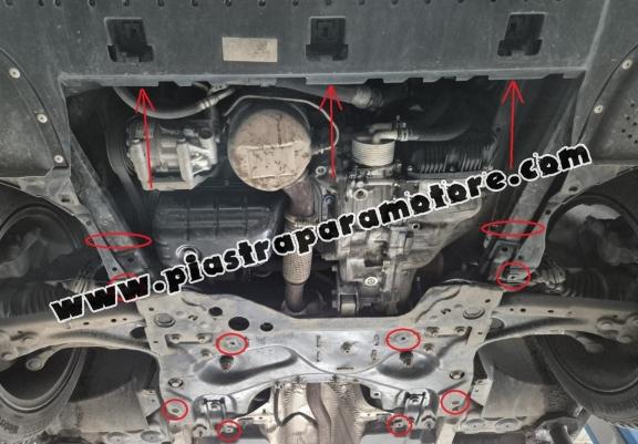 Piastra paramotore di acciaio Peugeot 408