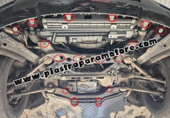 Piastra paramotore di acciaio  Mercedes GLK X204