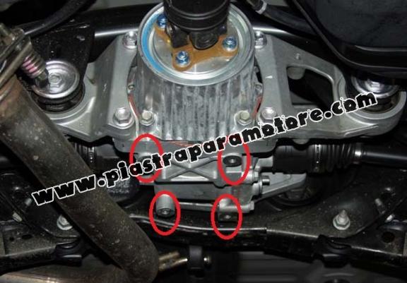 Protezione di alluminio per il differenziale  Toyota Rav4