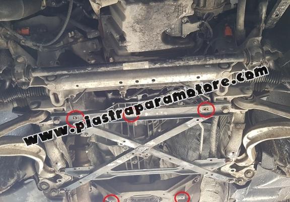 Protezione di acciaio per il cambio Audi A4 4 B8