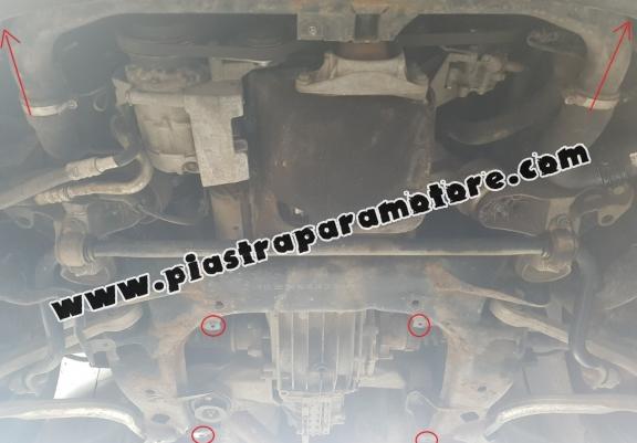 Piastra paramotore di acciaio Audi A4  B5