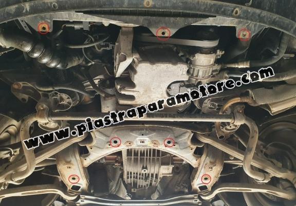 Piastra paramotore di acciaio Audi A6 Allroad 2 - avec latéraux